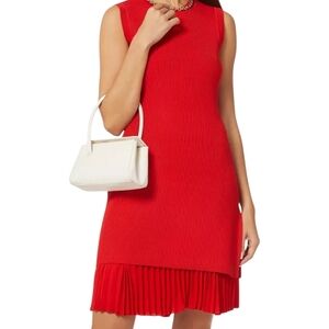 Elegant Red Sleeveless Dress